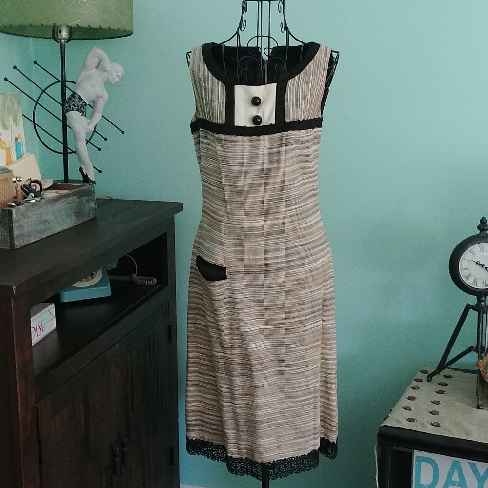 Vintage Small Shift Dress Excellent